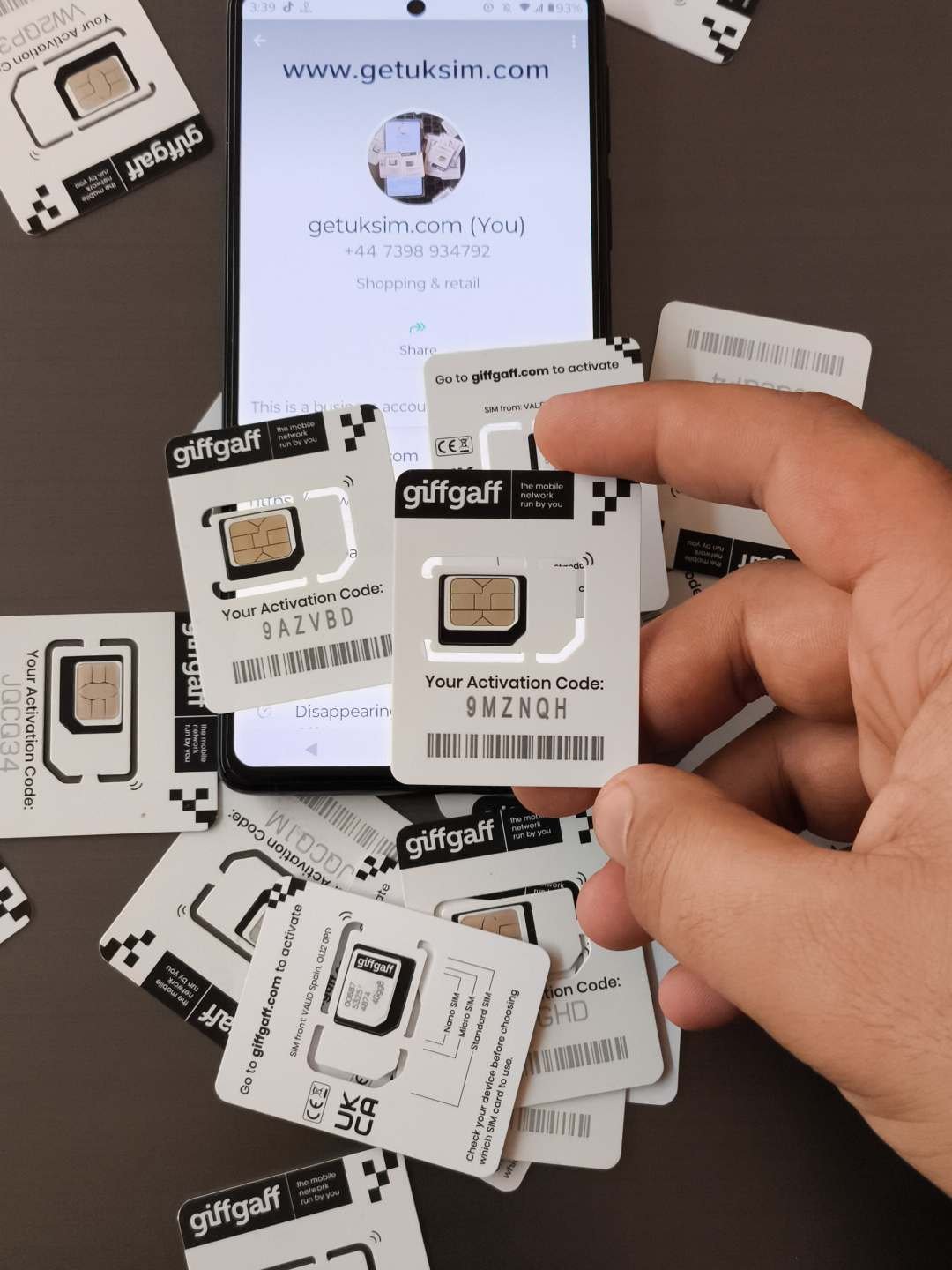 UK Sim Card Availible